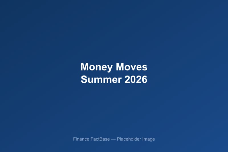 Smart money moves to make before summer 2026