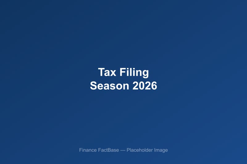 Tax filing season 2026 key deadlines and changes for your 2025 tax return